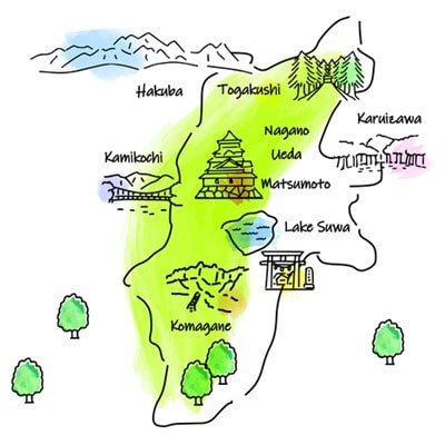 長野の観光地