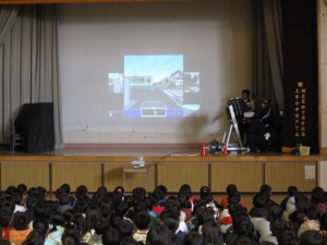 自転車シミュレーター実施風景