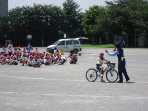 自転車の乗り方について