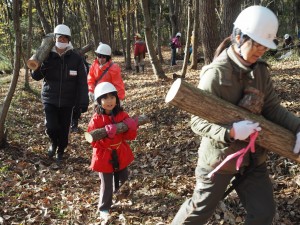 林床を整備するのも大事な仕事です