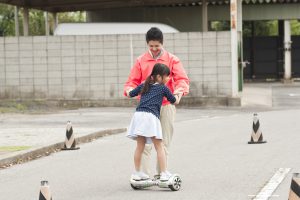 珍しい乗り物、ミニセグウェイ体験　