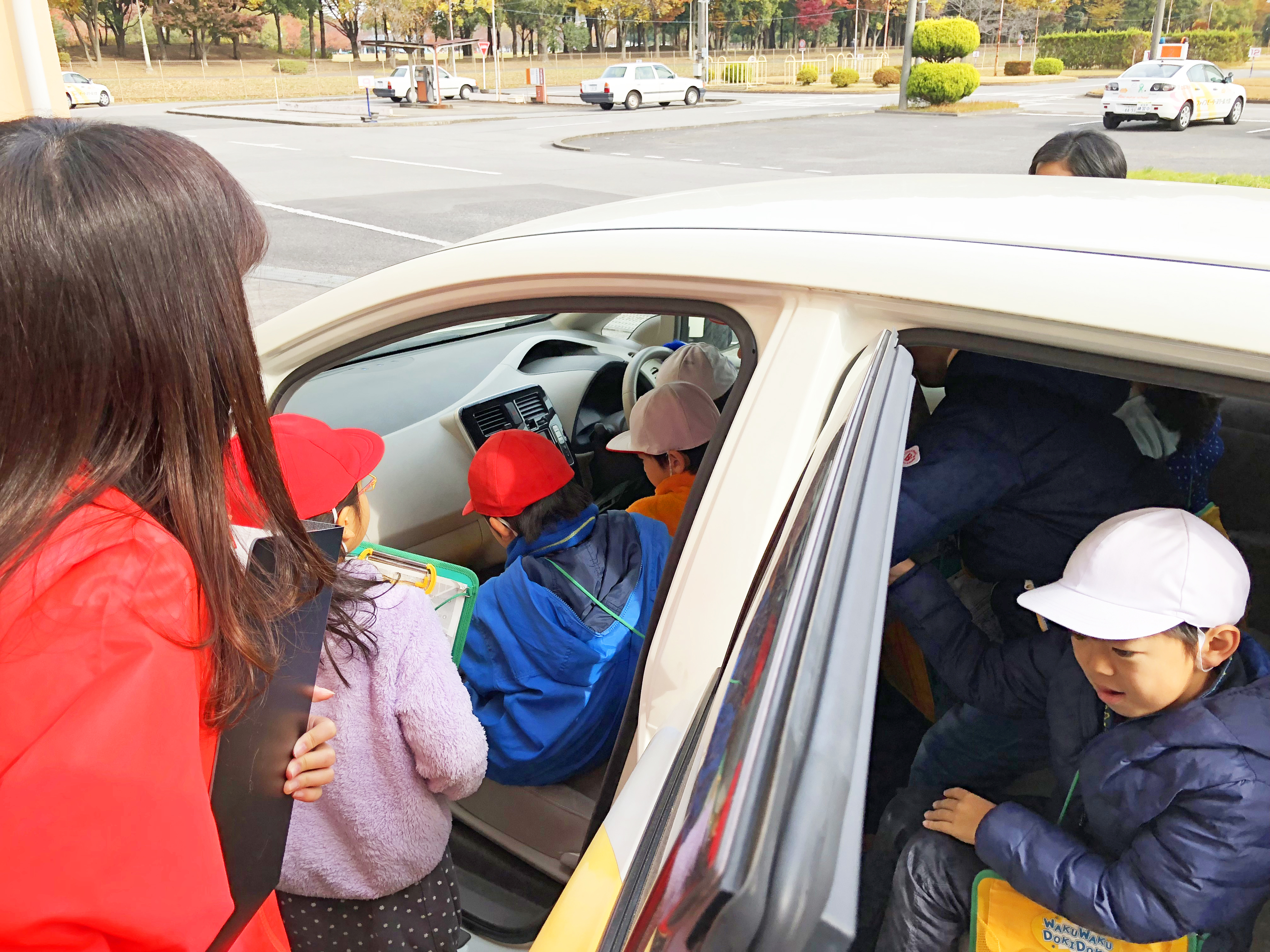 教習車見学の様子