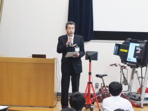 自転車まちづくり推進課　課長　古市さまの挨拶