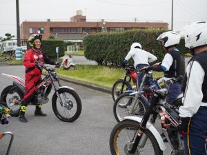 トライアル流のバランスの取り方を伝えます