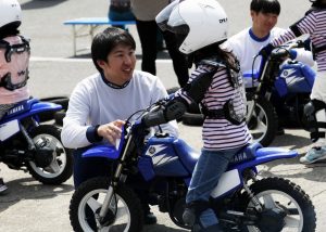 こどもバイク体験♪の様子