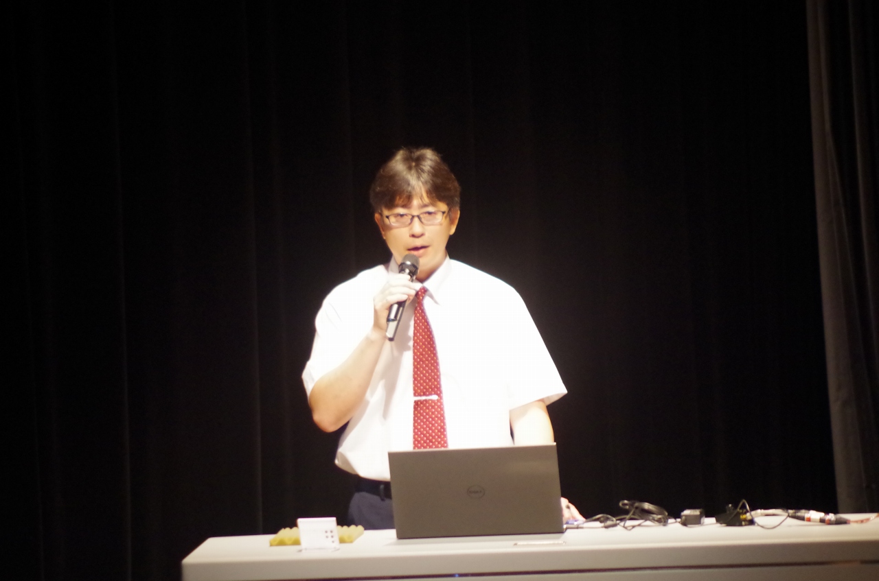 開発担当の古田インストラクターが発表しました。
