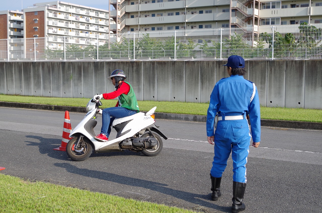 スラロームの講習　